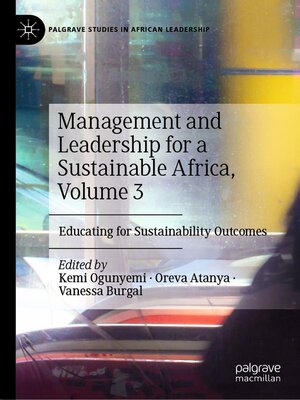 cover image of Management and Leadership for a Sustainable Africa, Volume 3